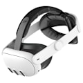 Miniatyrbillede 1 af 10: Til Meta Quest 3/3S hovedrem VR Headset Blød pude hovedbøjle Trykreducerende Grey