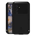 Miniatyrbillede 1 af 11: Samsung Galaxy S25 Case Panserbeskyttelse Case Shell + hærdet glas Black