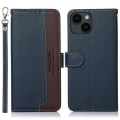 Miniatyrbild 1 av 6: KHAZNEH till iPhone 15 Plus Plånboksfodral - Blå/Brun Blå