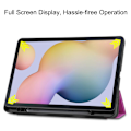 Miniatyrbillede 3 af 8: Tri-fold Stand Smart Case for Samsung Galaxy Tab S7 / S8 Purple