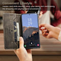 Miniatyrbilde 3 av 11: AUTSPACE A01 Lommebok-deksel Samsung Galaxy S23+ (Plus) - Kaffe Brown