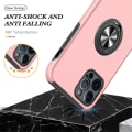 Pikkukuva 3 / 7: iPhone 13 Pro Max Sormensormusjalka Hybridikotelo - Ruusukulta Pink gold