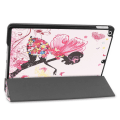 Pikkukuva 8 / 8: Apple iPad 10.2 (2019) Pattern PU kolminkertainen tabletin kotelo - Kauneus Multicolor