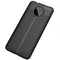 Miniatyrbild 3 av 6: Xiaomi Poco F2 Pro TPU skal Litchi Texture - Svart Svart