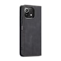 Miniatyrbillede 3 af 9: CASEME Retro tegnebog taske til Xiaomi Mi 11 Lite - Sort Black