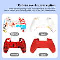 Miniatyrbillede 4 af 4: DATA FROG Til Sony Playstation 5 Silikone Cover Gamepad Beskyttelsescover med 2 Rocker Caps Multicolor