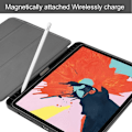 Miniatyrbild 10 av 10: Apple iPad Air (2020) (2022) Slim fit tri-fold fodral - Svart Svart
