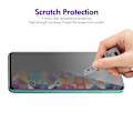 Miniatyrbillede 3 af 7: Til Samsung Galaxy A26 5G 2 stk. 28-graders anti-spion hærdet glas Black
