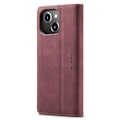 Miniatyrbillede 3 af 8: CASEME Retro tegnebog taske til iPhone 15 Plus - Rød Red