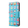 Miniatyrbild 5 av 5: Samsung Galaxy S10+ Plånboksfodral - Multiple Owls Svart