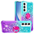Miniatyrbilde 1 av 6: YB Quicksand Series-8 for Samsung Galaxy A35 Støttefot TPU-deksel Multicolor