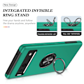 Miniatyrbilde 4 av 7: Hybrid-etui med fingerreim og kickstand for Google Pixel 8a Green