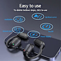 Pikkukuva 9 / 11: Bluetooth 5.3 -kuulokkeet Bone Conduction langattomat kuulokkeet Black