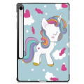 Miniatyrbillede 3 af 8: Trifoldet stativ Smart Taske til Samsung Galaxy Tab S9 FE Multicolor