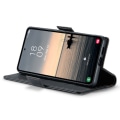 Pikkukuva 6 / 8: CASEME Retro Lompakkokotelo Samsung Galaxy S23 FE - Musta Black