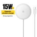 Miniatyrbillede 2 af 10: ESSAGER til iPhone 14/13/12 Series 15W magnetisk oplader White