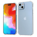 Miniatyrbillede 6 af 7: Til iPhone 15 Plus Shell Case TPU-ramme + Akryl-bagside-telefoncover Transparent
