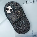 Miniatyrbilde 2 av 7: TPU-etui for iPhone 15 i tøffel-stil med kickstand og anti-fallbeskyttelse Black