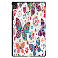 Pikkukuva 4 / 8: Tri-fold Stand Cover for Lenovo Tab P11 / P11 Plus- Butterfly Multicolor