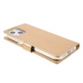 Miniatyrbillede 10 af 11: MERCURY GOOSPERY Blue Moon Wallet Case iPhone 13 Mini - Gold Gold