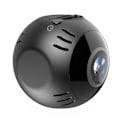 Miniatyrbillede 11 af 11: Intelligent WiFi-kamera Realtidsafspilning Panoramic View Overvågningskamera Black
