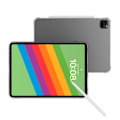 Miniatyrbild 6 av 6: För iPad Pro 13 (2024) Transparent Surfplattfodral TPU Baksidesskydd Transparent