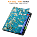 Miniatyrbilde 2 av 6: Etui for iPad Air 13 (2024) med tredelt stativ, tablettdeksel med pennholder - Blomst Multicolor