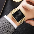 Miniatyrbillede 6 af 6: SKMEI Elektronisk Armbåndsur Digitalt Ur Dato Armbåndsur - Sort Læder Black