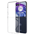 Miniatyrbild 1 av 7: För Motorola Razr 50 Ultra 5G Skal TPU+Acrylic Genomskinligt Telefonskal, Integrerad Design Transparent