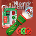 Pikkukuva 4 / 5: Christmas Star Projection Light Night Light Flashlight - Red Red