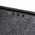 Pikkukuva 6 / 10: Samsung Galaxy A20e Kuvioitu Jaettu Nahkainen Lompakkokotelo - Musta Black
