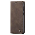 Pikkukuva 5 / 8: CASEME Retro lompakkokotelo Samsung Galaxy S23+ -puhelimelle - Kahvi Brown
