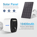 Miniatyrbild 11 av 11: ESCAM QF370 3MP WiFi Kamera PIR Night Vision IP-kamera solpanel Vit