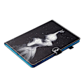 Miniatyrbillede 5 af 7: For iPad 10.2 (2021)/(2020)/(2019) Tablet Cover Stand Case - Girl Multicolor