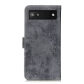 Pikkukuva 8 / 9: Retro lompakkoteline Google Pixel 6a: lle - harmaa Grey