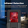 Miniatyrbillede 10 af 11: RF Signal Detektor GPS WiFi Tracker Kamera Bug Detector Anti Spy Infrarød Scanner Black