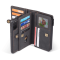 Miniatyrbild 7 av 11: CASEME Samsung Galaxy S20 Plus Retro läder plånboksfodral - Grå grå