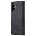 Pikkukuva 5 / 7: CASEME Retro Lompakkokotelo Samsung Galaxy A54 - Musta Black