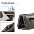 Pikkukuva 5 / 8: AUTSPACE A01 Retro Wallet Case for iPhone 13 Pro - Coffee Brown