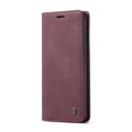 Miniatyrbillede 1 af 6: CASEME Retro tegnebog taske til Samsung Galaxy S21 Vinrød Wine red