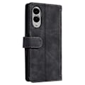 Pikkukuva 2 / 8: Samsung Galaxy S25 Edge Kuori Vetoketjutaskulla ja 9 Korttipaikalla Black