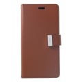 Pikkukuva 1 / 5: Mercury GOOSPERY Rich Diary till iPhone XS Max - Brun Brown