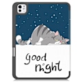 Miniatyrbild 3 av 5: Till iPad Pro 11 (2024) Slim fit tri-fold fodral Pennfack - Cat multifärg