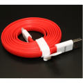 Miniatyrbillede 4 af 9: ONEPLUS 1,5 m Dash Charge Type-C fladkabel 4A USB hurtigopladningsdatakabel Red