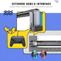 Miniatyrbilde 11 av 11: Kompatibel med Nintendo Switch OLED Joy-Con Controller Ladestasjon Red