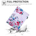 Miniatyrbillede 2 af 7: Til iPad 10.9 (2022) Tabletetui Cover Foldbart stativ - Peony Red