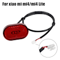 Miniatyrbilde 3 av 8: Bakre bremselys LED-lampe for Xiaomi 4 / 4 Lite Scooter Red