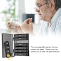 Pikkukuva 4 / 11: Weekly Pill Organizer 7-Day Portable 28 Grids Daily Pill Box Black