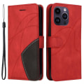 Miniatyrbilde 1 av 9: For iPhone 15 Pro Max KT Series-1 To-fargets Case Red