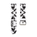 Miniatyrbild 4 av 5: Silicone klockrem för Apple Watch 4 40mm, 3/2/1 38mm - Triangle Pattern multifärg